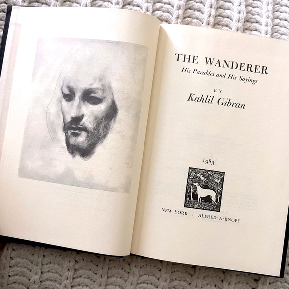 🌹RARE Kahlil Gibran’s “The Wanderer: His Parables and Sayings” 1983 Hardback🌹 - Picture 8 of 15